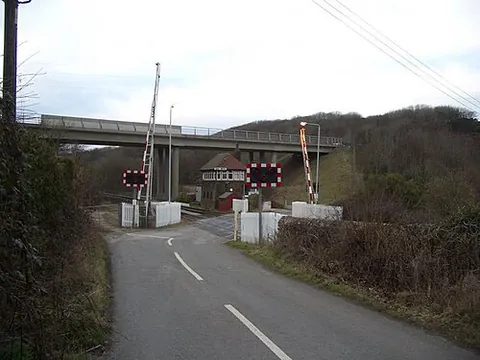 thwaite flat: a hamlet in Barrow parish, Westmorland and Furness, Cumbria, England, previously in...