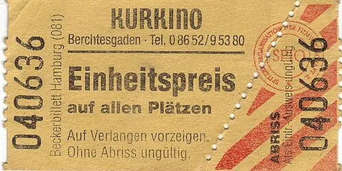 ticket: a pass entitling the holder to admission to a show, concert, sporting event, etc