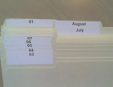 tickler file: a collection of folders in which documents are filed according to the future date on which each...