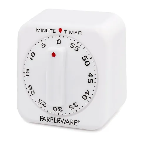 timer: a device used to measure amounts of time