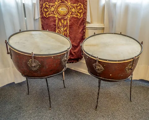timpani: the set of precision kettledrums in an orchestra