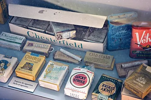 tobacciana: item related to tobacco or its industry