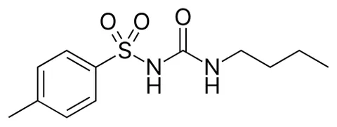 tolbutamide: a drug that blocks potassium channels, used in the treatment of diabetes