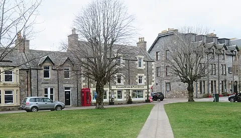tomintoul: a village in Moray council area, Scotland (OS grid ref NJ1618)