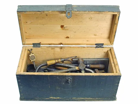 toolbox: a storage case for tools