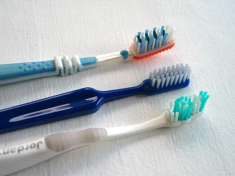 toothbrush: a brush, used with toothpaste, for cleaning the teeth