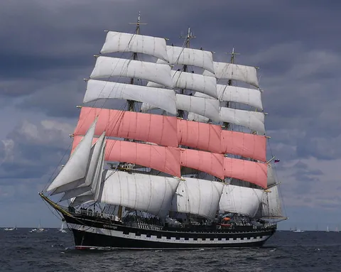 topsail: a sail or either of the two sails rigged just above the course sail and supported by the topmast on...