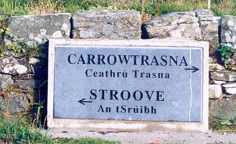 townland: a geographical unit of land smaller than a parish
