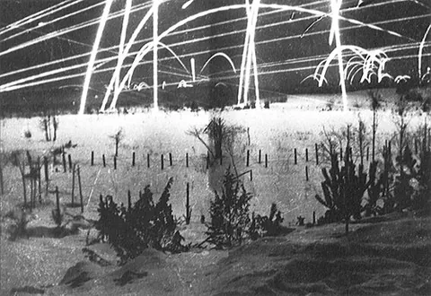 tracer bullet: a bullet which includes a pyrotechnic component, allowing its path through the air to be seen