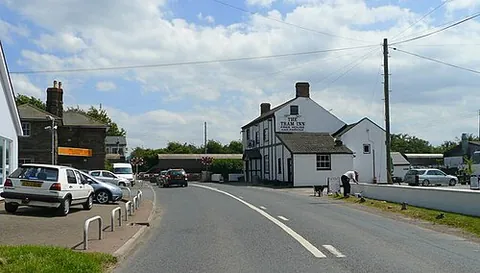tram inn: a locality in Much Dewchurch parish, south-west Herefordshire, England (OS grid ref SO4633)