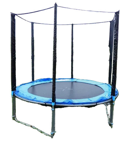 trampoline: a gymnastic and recreational device consisting of a piece of taut, strong fabric or rubber...