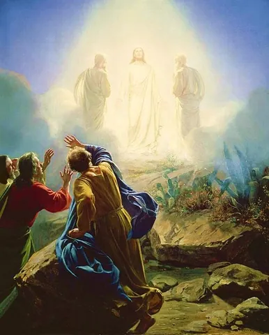 transfiguration: a major change in appearance or form; a metamorphosis