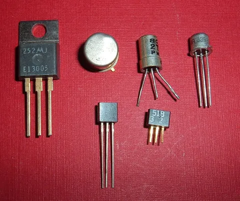 transistor: a solid-state semiconductor device, with three terminals, which can be used for amplification,...