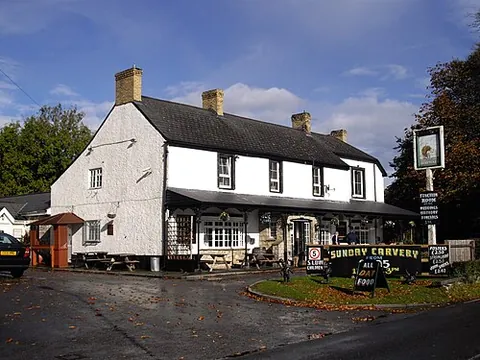 tremains: a suburb in Brackla community and Bridgend community, Bridgend borough county borough, Wales (OS...