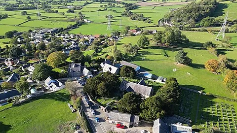 tremeirchion: a village and community in Denbighshire, Wales (OS grid ref SJ0873)