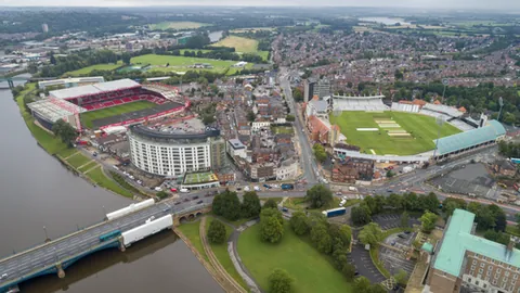 trent bridge: a cricket ground in West Bridgford, a suburb of Nottingham, England, named after the bridge over...