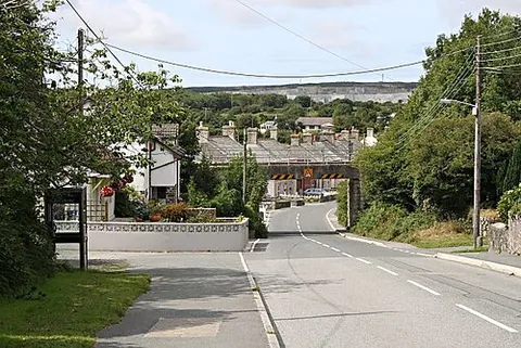 treviscoe: a village and industrial area in St Stephen-in-Brannel parish, Cornwall, England (OS grid ref...