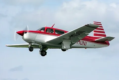 tricycle landing gear: a common aircraft undercarriage design resembling a tricycle, with one or two wheels at the nose...