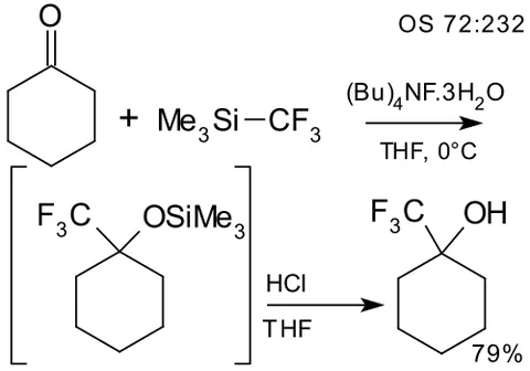 trifluoromethylation: a chemical reaction that adds a trifluoromethyl group (–CF₃) to an organic molecule, often to...