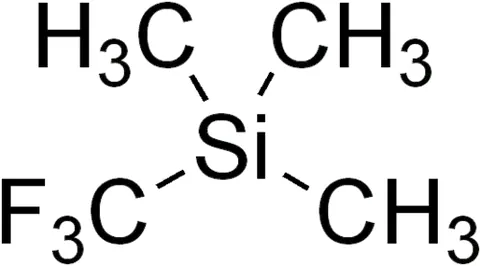 trifluoromethyltrimethylsilane: a fluorinated organosilicon reagent used in organic chemistry to transfer a trifluoromethyl group...