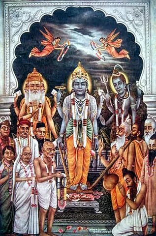 trimurti: the trinity of supreme divinity, as represented by the forms of Brahma (the creator), Vishnu (the...