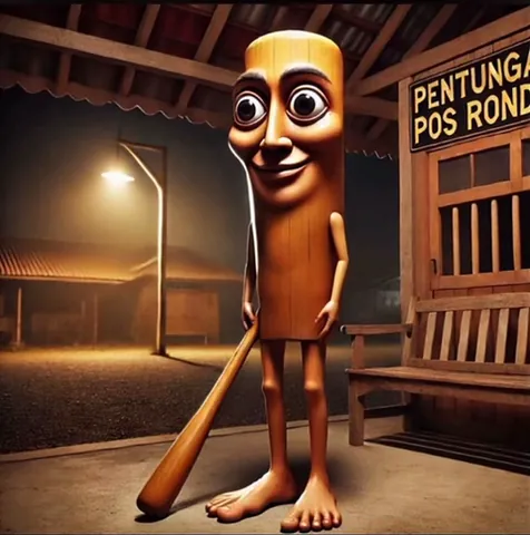 triple t: a nickname for Tung Tung Tung Sahur, an Indonesian brainrot meme character