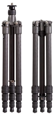 tripod: a three-legged stand or mount