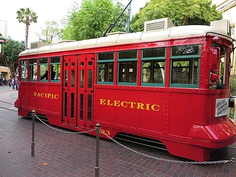 trolley: a trolley pole; a single-pole device for collecting electrical current from an overhead electrical...