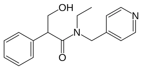 tropicamide: a short-acting anticholinergic drug, used to produce dilatation of the pupil and cycloplegia during...