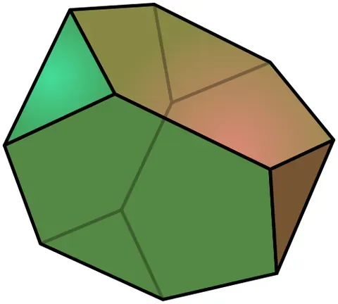 truncated tetrahedron: a convex polyhedron, with four triangular and four hexagonal faces, that is an Archimedean solid...