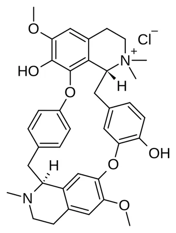 tubocurarine chloride: a toxic compound of the alkaloid class obtained chiefly from the bark and stems of a South American...