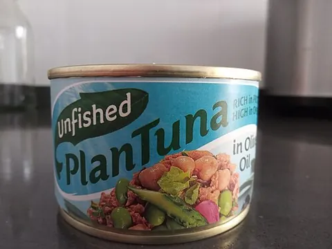 tuno: a vegan or vegetarian tuna fish substitute, usually soy or chickpea-based