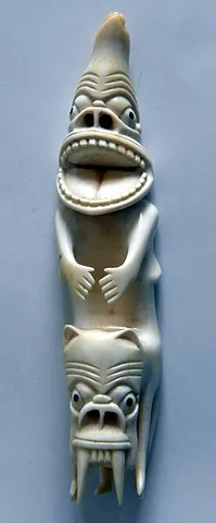 tupilak: a monster (either invisible or having a physical form constructed from animal bones, sinew, etc)...