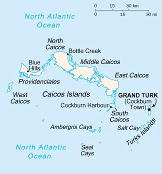 turks and caicos islands: an archipelago and overseas territory of the United Kingdom in the Caribbean