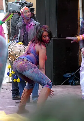twerk: synonym of twerking (“a sexually-provocative dance, involving the performer thrusting their hips...
