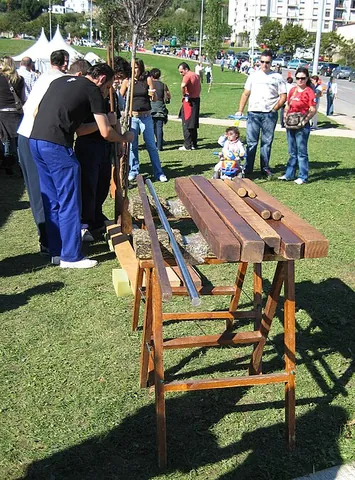 txalaparta: a traditional Basque percussion instrument
