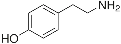 tyramine: a compound which occurs naturally in cheese and other foods and can cause dangerously high blood...