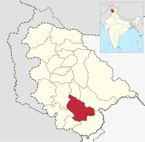 udhampur district: one of the districts in the Jammu Division of the disputed Jammu and Kashmir in India