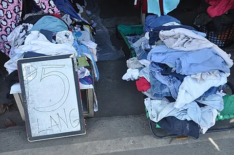 ukay-ukay: a Philippine store where secondhand items such as clothes, bags, shoes and other accessories are...