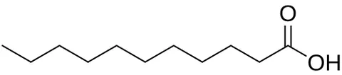 undecanoic acid: the saturated fatty acid having 11 carbon atoms - CH₃(CH₂)₉COOH