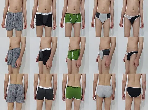 undershorts: underpants, type of underwear worn in skin contact with the hip portion of the body, small enough...