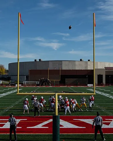 uprights: vertical (upright) posts of the goal