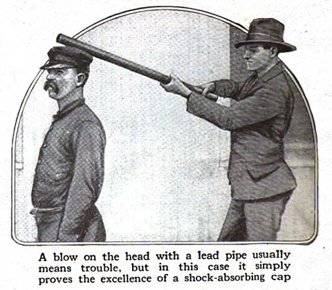upside the head: towards the top of the head