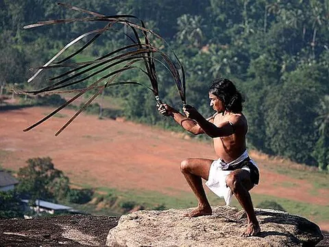 urumi: an Indian sword with a flexible whip-like blade