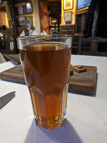 uzvar: a cold Ukrainian beverage made from boiled fruits (typically fresh or dried)