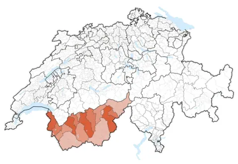 valais: a canton of Switzerland (the French name)
