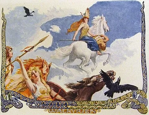 valkyrie: any of the female attendants of Odin, figures said to guide fallen warriors from the battlefield to...