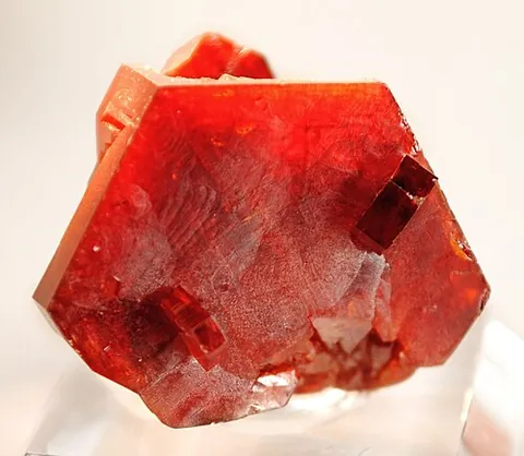 vanadinite: a reddish mineral, a mixed chloride and vanadate of lead with the chemical formula Pb₅(VO₄)₃Cl,...