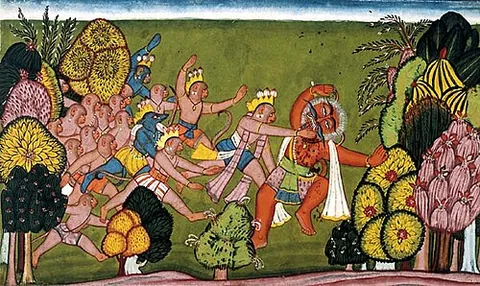 vanara: forest dwellers, monkeys or apes