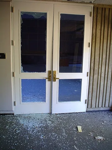 vandalism: willful damage to or destruction of any property, such as graffiti or defacement